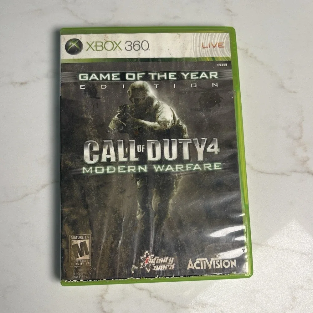 Call of Duty 4: Modern Warfare GOTY (Xbox 360) Manual, M, NTSC-U/C 2007